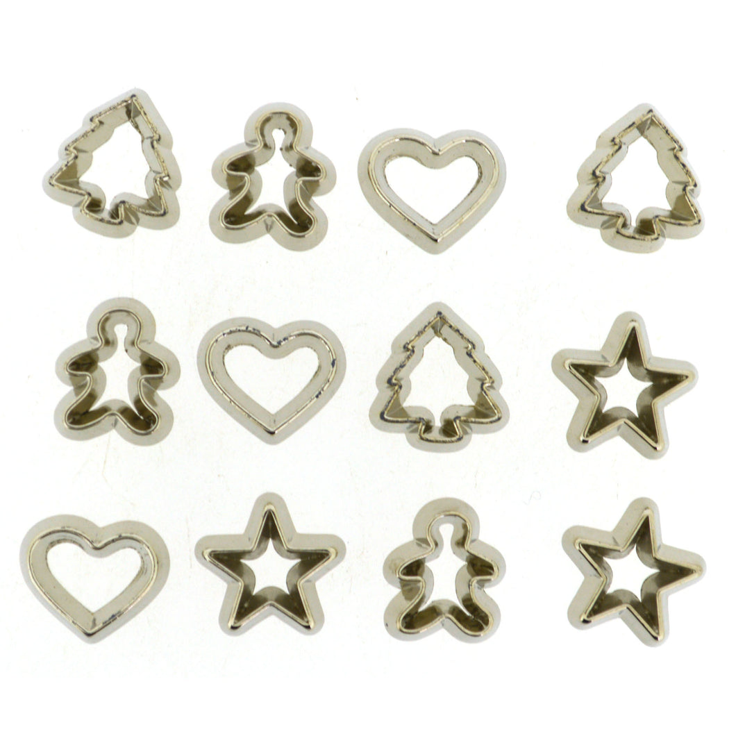 Christmas cookie cutter embellishments.