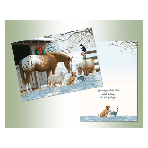 Christmas Farm Boxed Christmas Cards 52824