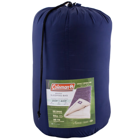 Coleman sleeping bag.