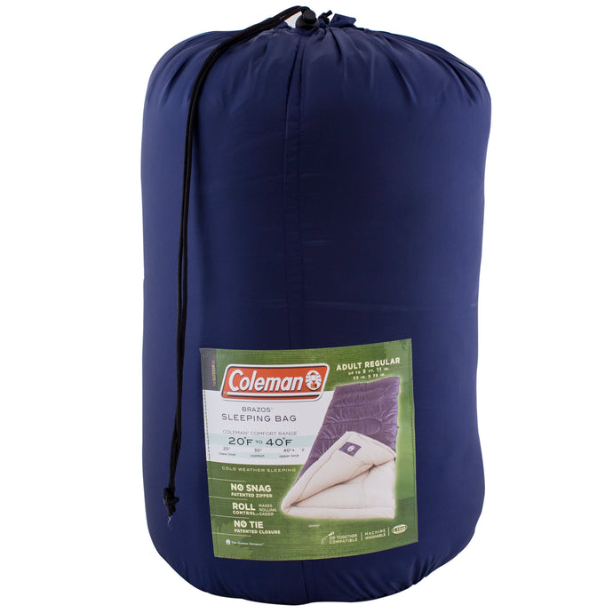 Coleman sleeping bag.