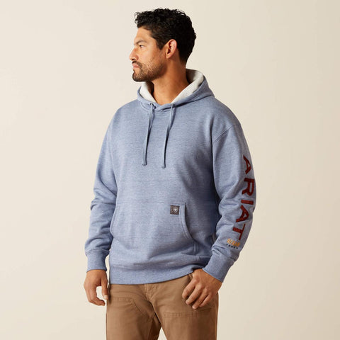 Blue Men's Rebar Graphic Hoodie 1005509