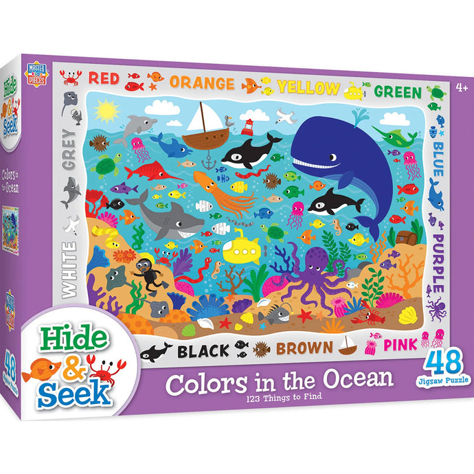 Hide & Seek Colors in the Ocean Puzzle 12209 Front