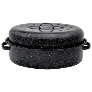 Columbian Granite Roasting Pan with Lid