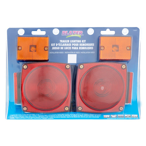 Combo Trailer Light Kit with Side Marker Lights C6423