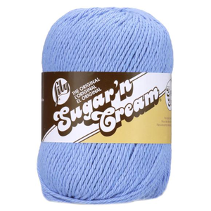 Cornflower Blue Sugar 'N Cream Yarn Solids 4 oz 102018