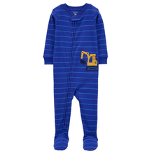 Excavator Toddler Boys' Fleece Footie Pajamas