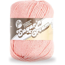 Coral Rose Sugar 'N Cream Yarn Solids 4 oz 102018