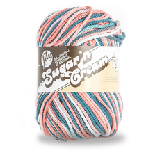 Coral Seas Sugar 'N Cream Yarn Ombre Super Size 3 oz 102019