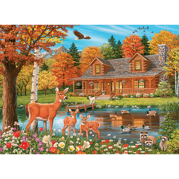 Cottage Pond 350-Piece Puzzle 47036