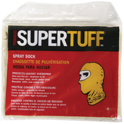 Cotton Spray Sock Hood White 1 p