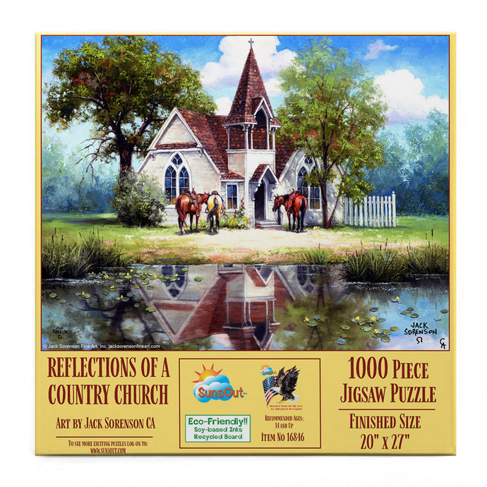 Reflections of a Country Church Puzzle 16845 Box Front