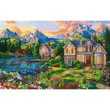 Cozy Lake House 300 PC Puzzle 42923 A