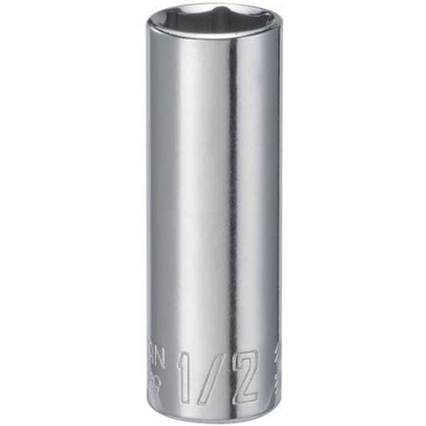 1/2 in. X 1/4 in. Drive SAE 6 Point Deep Deep Socket 1 Pc