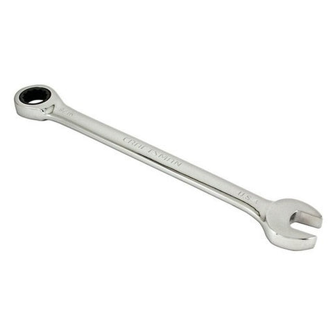 9/16 in. 12 Point SAE Ratcheting Wrench 8.8 in. L 1 Pc