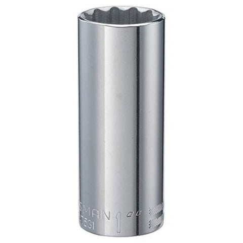 Deep Socket SAE 1/2-Inch Drive 1-Inch 12-Point
