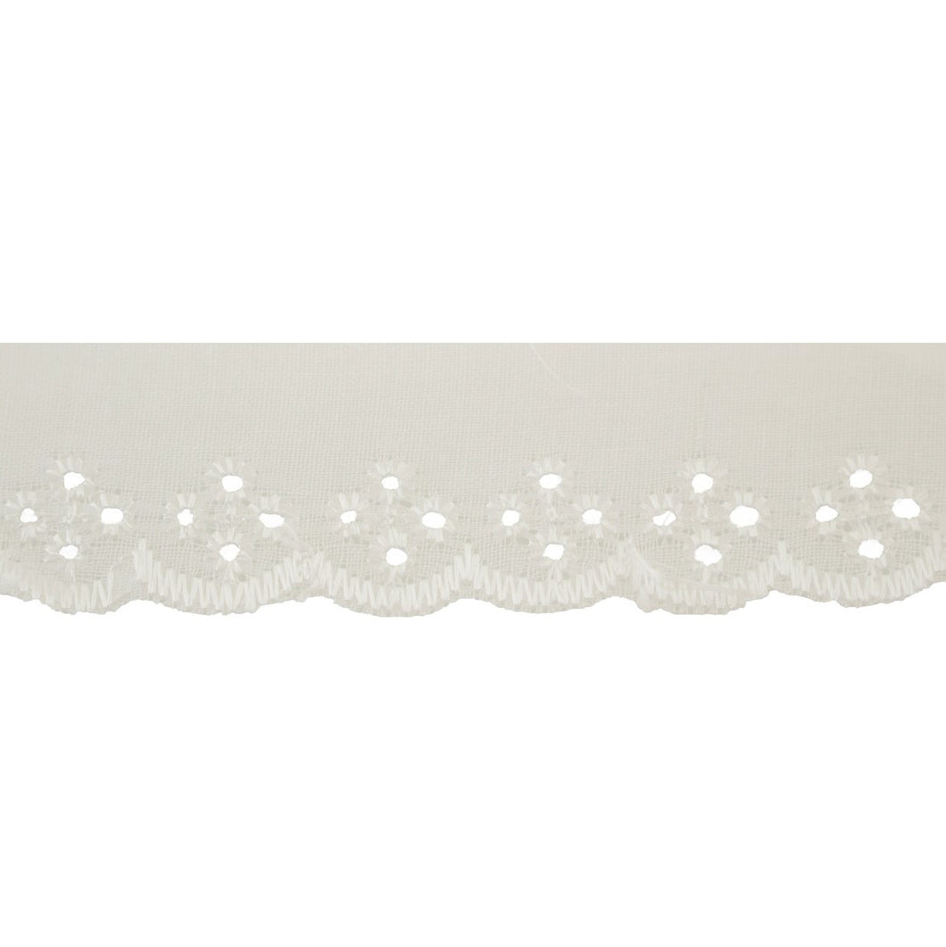CREAM COLOR PEARL TRIM BY WRIGHTS 11 YARDS 5/8 WIDE
