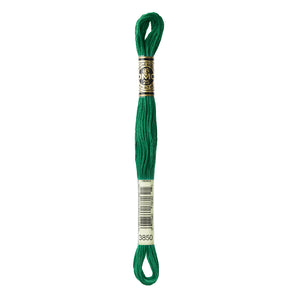 Dark Bright Green Embroidery Floss