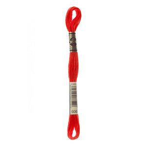 Bright Orange-Red Embroidery Floss