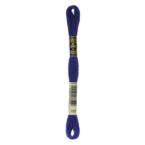 Royal Blue Embroidery Floss
