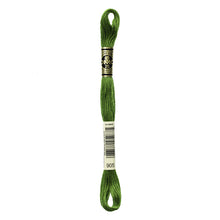 Dark Parrot Green Embroidery Floss