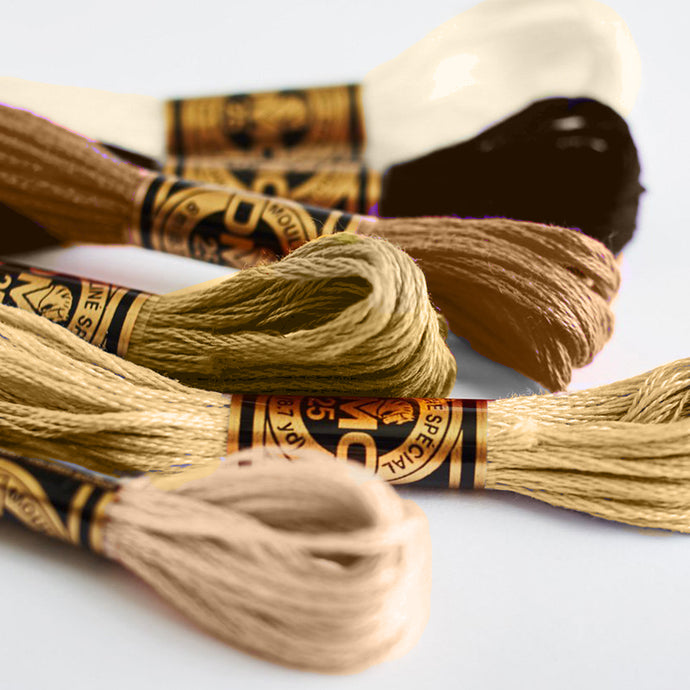 Embroidery Floss - Browns D-117