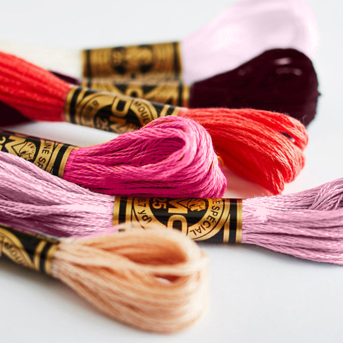 Embroidery Floss - Reds & Pinks D-117