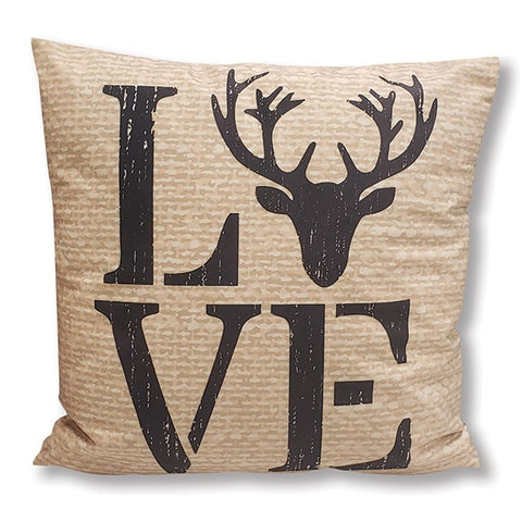Deer Love Accent Pillow DAP10023