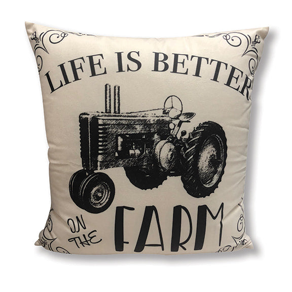 Life is Better on the Farm Accent Pillow DAP10047