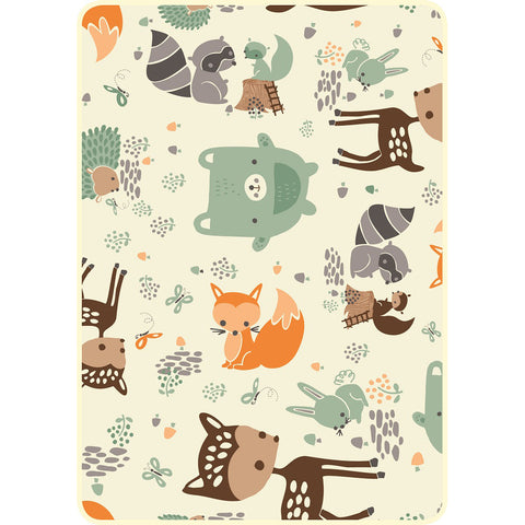 Forest Friends Faux Fur Baby Blanket DBB108