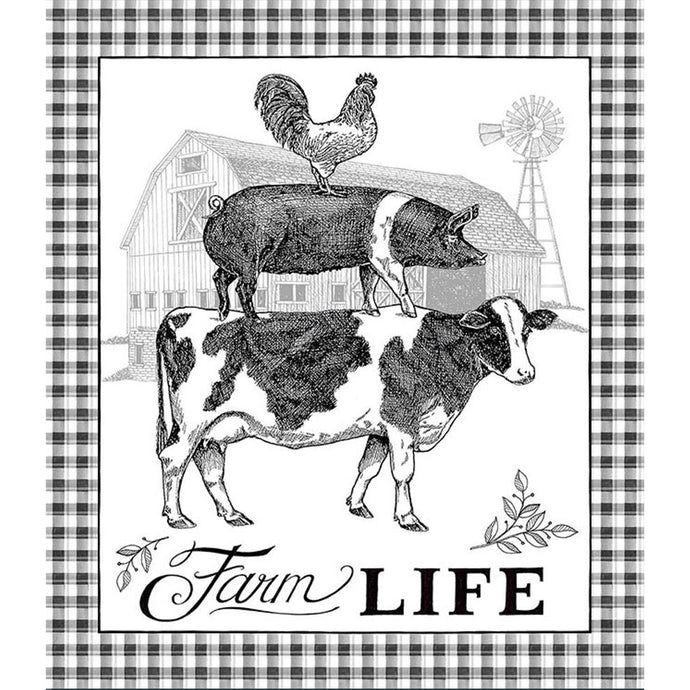 Farm Lives Faux Fur Throw Blanket DBF23171