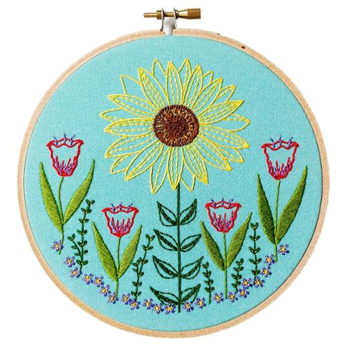 Summer Garden Embroidery Kit