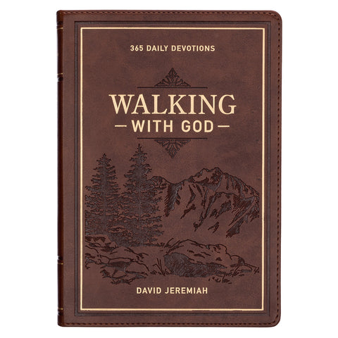 DEVOTIONAL WALKING WITH GOD LG PRINT Front Cover