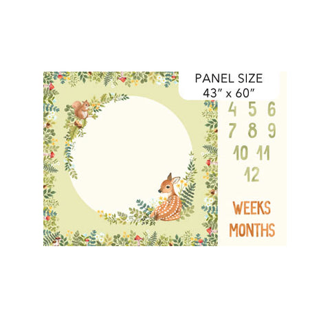 Woodland Babes Collection Cotton Craft Panel DP27165-72