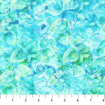 Concerto Collection Packed Leaves Cotton Fabric DP27831-74