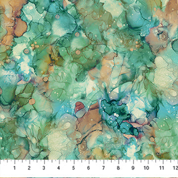 Autumn Breeze Collection Marble Cotton Fabric  DP28061