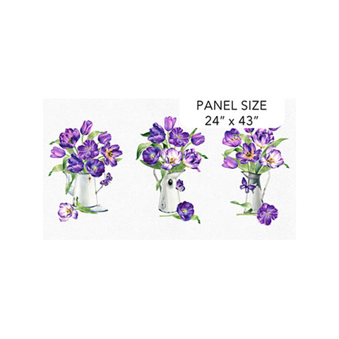 Tulip Garden Collection Cotton Craft Panel DP28490-10