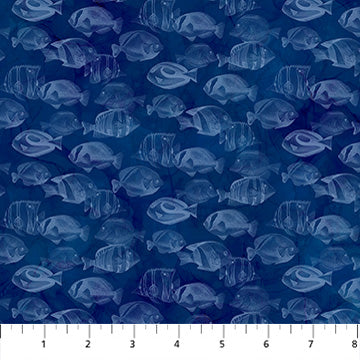 Coral Reef Collection Ocean Fish Cotton Fabric DP28884-48