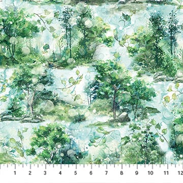 Serenity Springs Collection Vingnettes Print Cotton Fabric DP29068