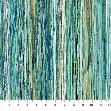 Serenity Springs Collection Stripes Print Cotton Fabric DP29069-44
