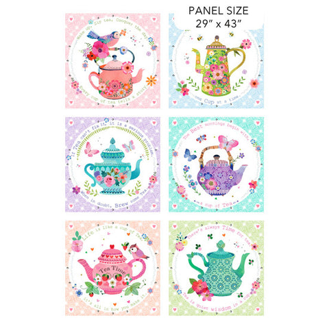 My Cup of Tea Collection Cotton Craft Panel DP29270-10
