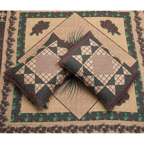 Southern Pines 3 pc Quilt Set DQ23226