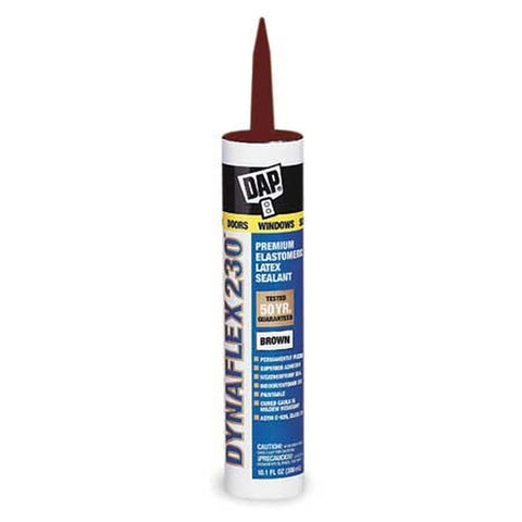 Dap Dynaflex 230 10.1 Oz Brown Premium Window  Door And Trim Latex Caulk