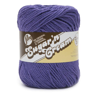 Dark Orchid Sugar 'N Cream Yarn Solids 4 oz 102018