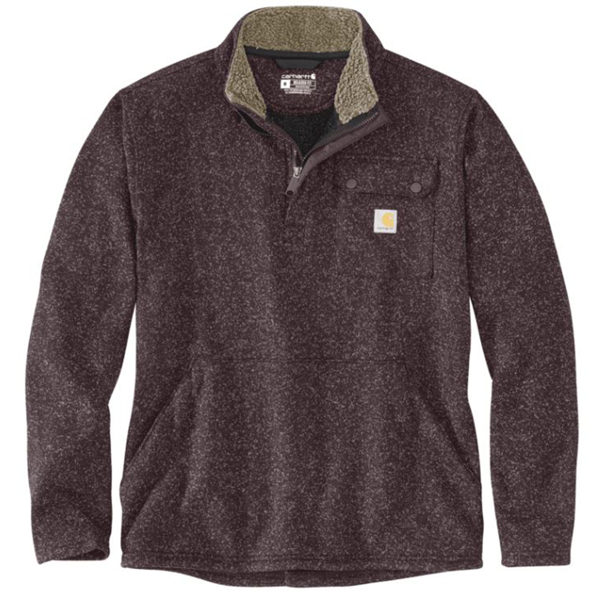 Carhartt Men's Relaxed Fit Midweight Quarter-Zip Pocket Sweater