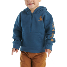 Deep Lagoon Boys' Long-Sleeve Half-Zip Sweatshirt CA6579