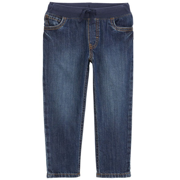 Boys' Pull-on Denim Pants 2R061610-463 Front view