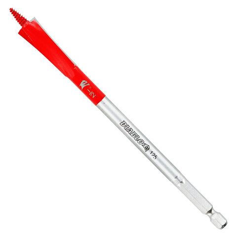 Demo Demon 1/2 in. X 6 in. L High Carbon Steel Nail-Embedded Wood Spade Bit Hex Shank 1 Pk