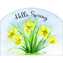 Spring & Summer Outdoor Decor Plaque Daffodils Hello Spring