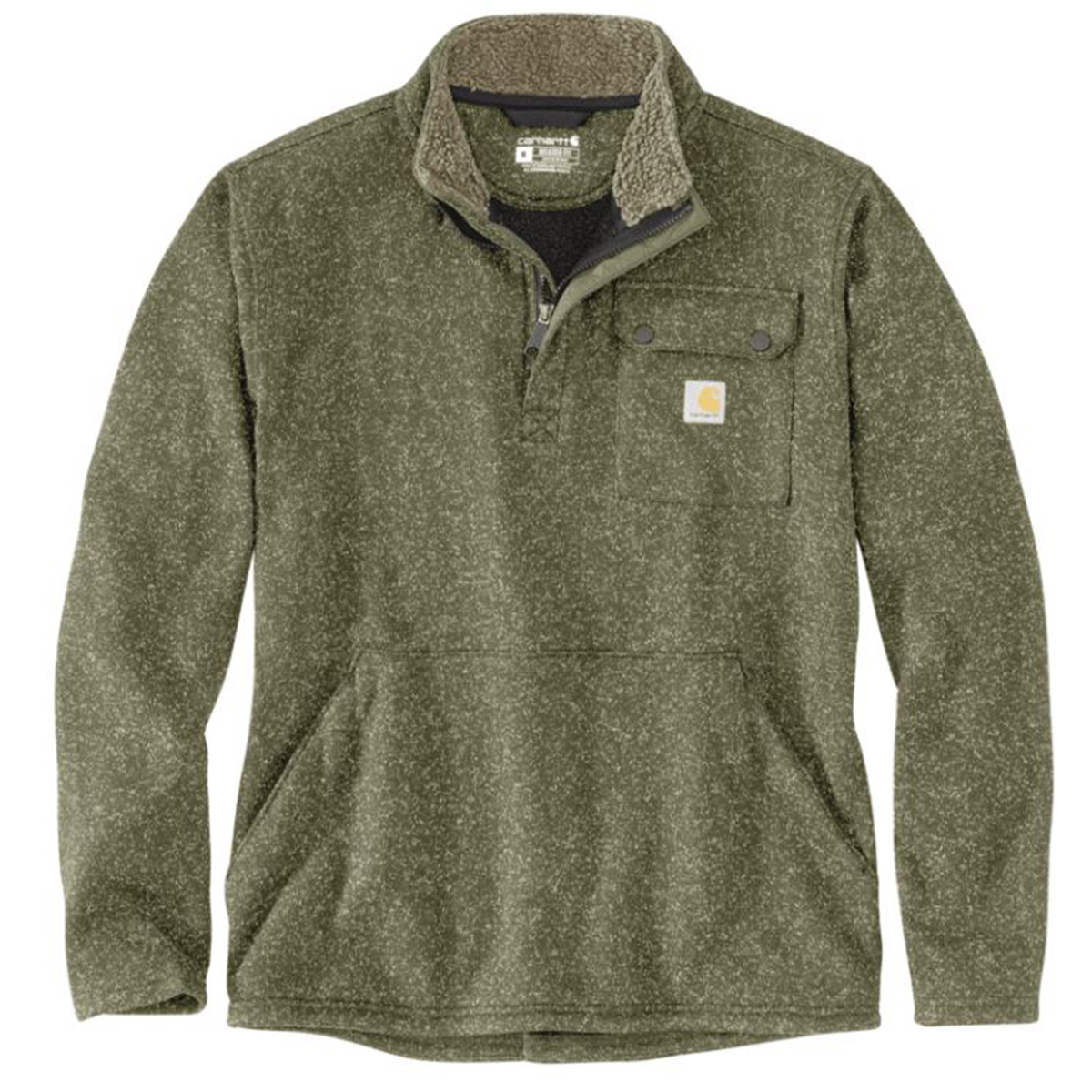 Carhartt Men's Relaxed Fit Midweight Quarter-Zip Pocket Sweater