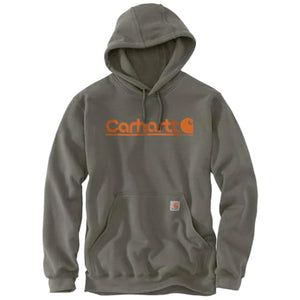 dusty olive, Men's Big and Tall Loose Fit Midweight Logo Graphic Sweatshirt 106793